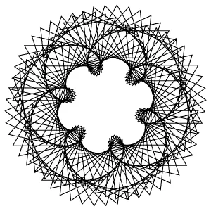90 Rotating Equilateral Triangles