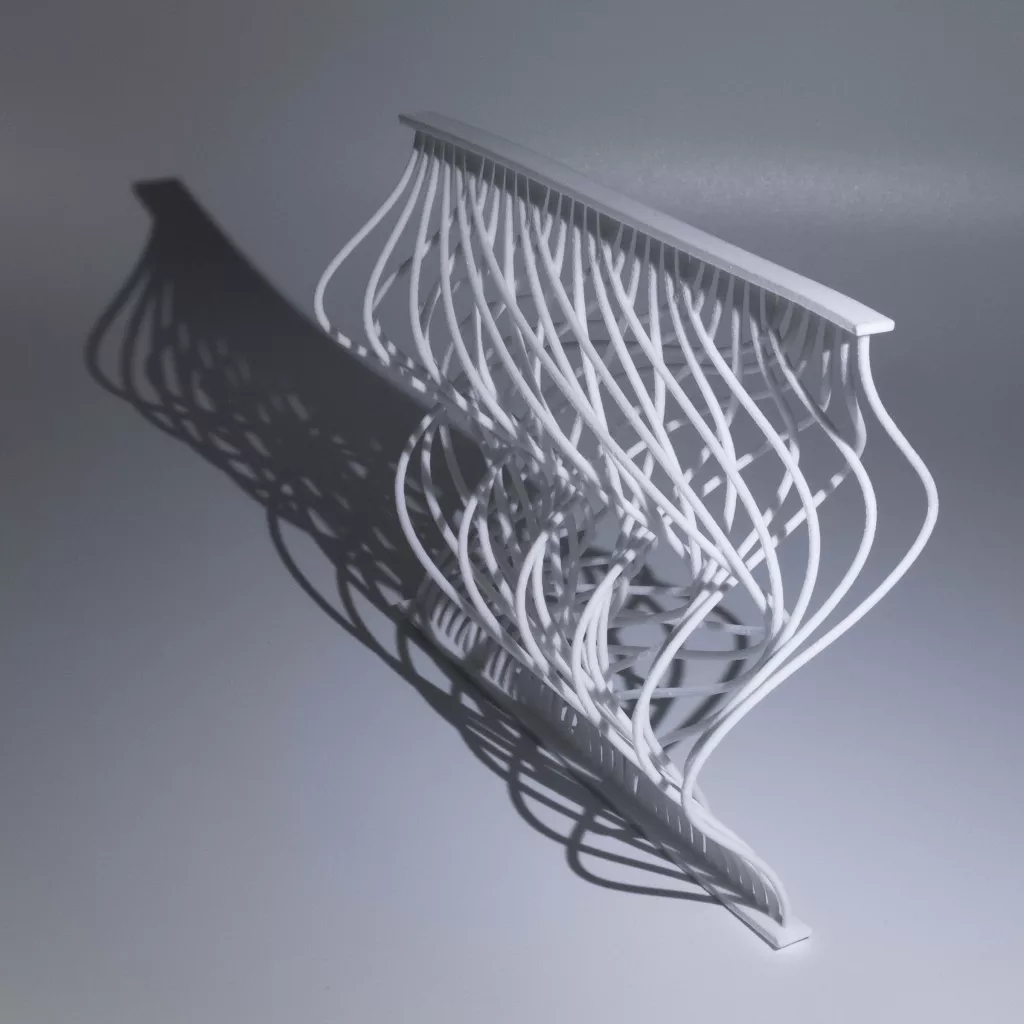 Two perfect out-shuffles with thirty-six cards and six piles.