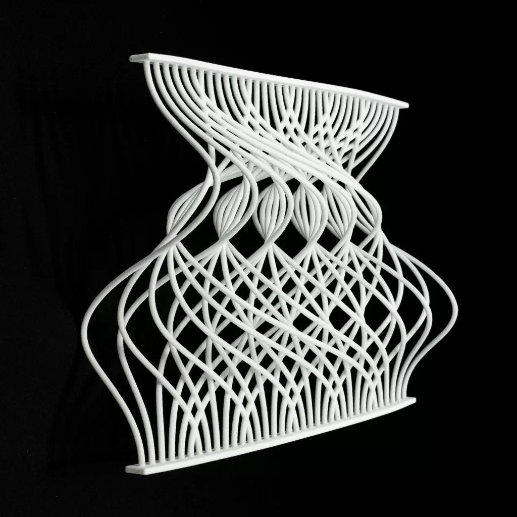 Two perfect out-shuffles with thirty-six cards and six piles.