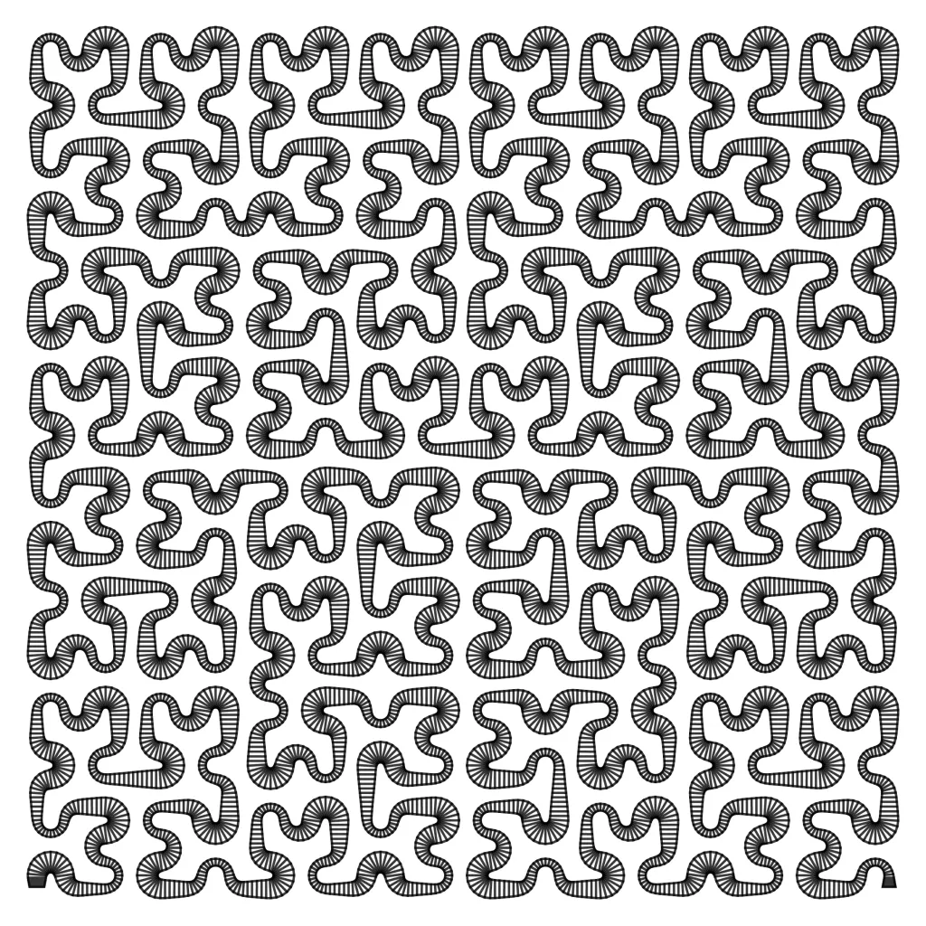 The Hilbert curve. More squiggly!