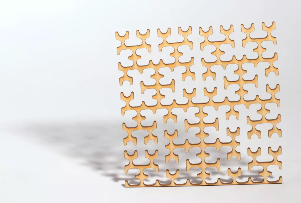 This shows the spanning tree for the most fine-grained of the curves. (Photo: Edmund Harriss)