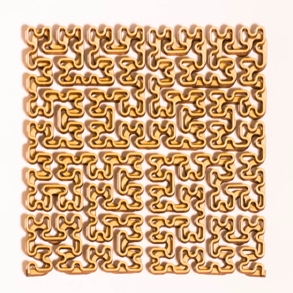 This illustrates the recursive step from one level to the next. (Photo: Edmund Harriss)